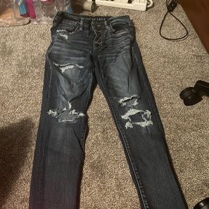 Hi-rise multi button jeans from American eagle